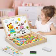 Wooden toys™ | Magnetische Tekentafel voor uren plezier