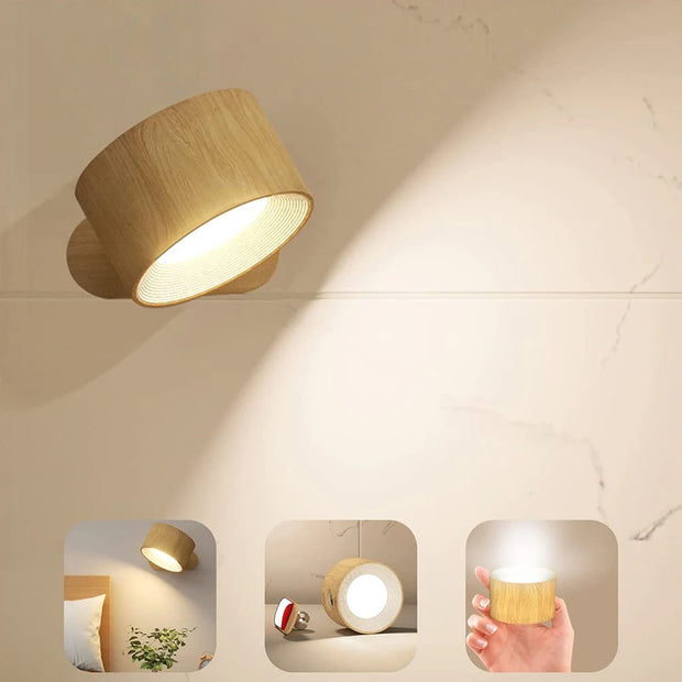 Ronde Muurlamp™ | Dimbare lamp 360°